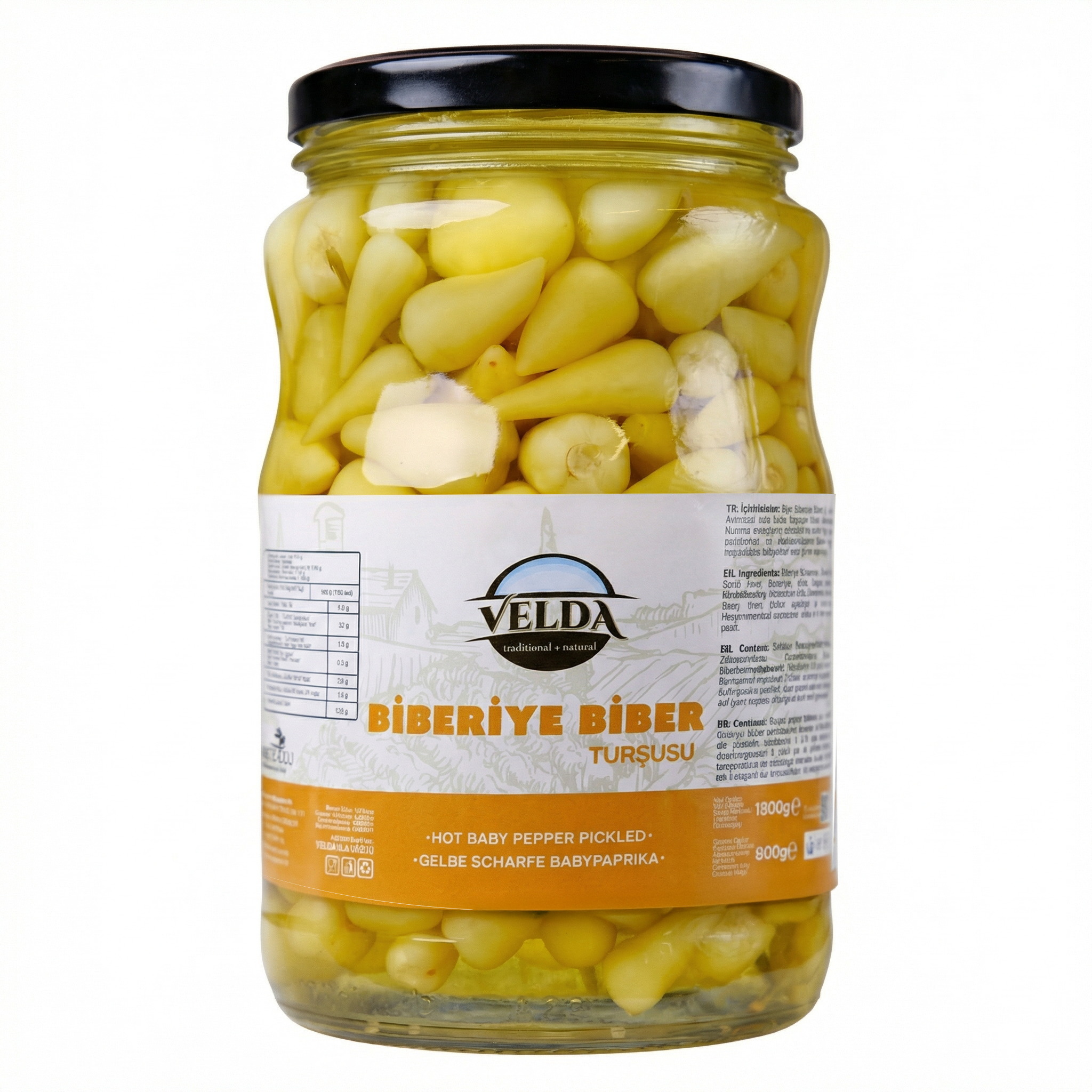 Hot Baby Pepper Pickled