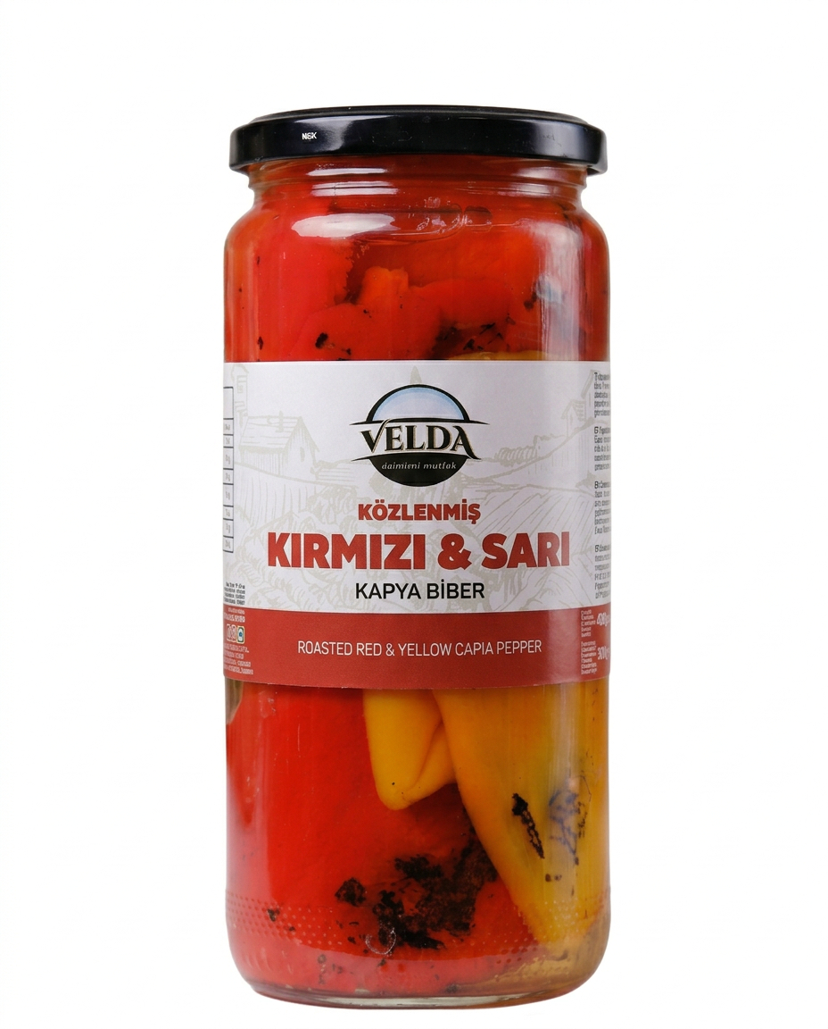 Sarı Kırmızı Köz Bütün Kapya