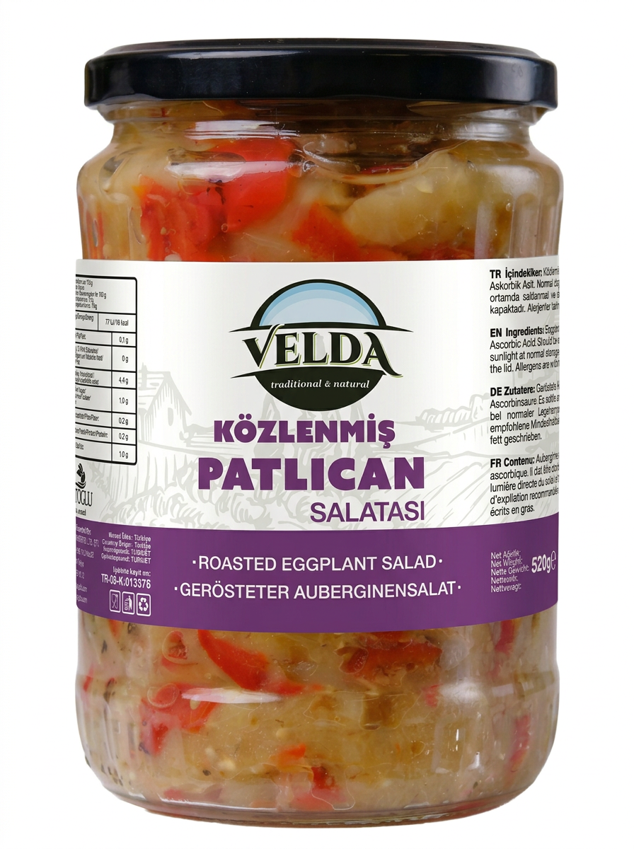 Közlenmiş Patlıcan Salatası